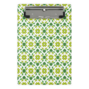 Leaf Pattern, Pattern Of Leaves, Green Leaves Mini Clipboard
