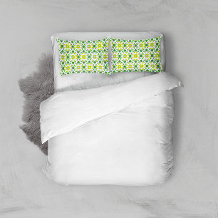Leaf Pattern, Pattern Of Leaves, Green Leaves Pillowcase