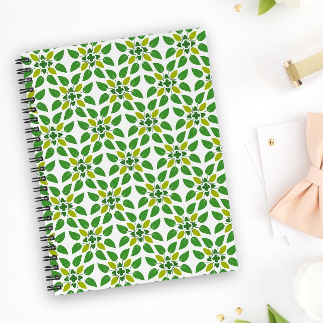 Leaf Pattern, Pattern Of Leaves, Green Leaves Planner (Creator Uploaded)