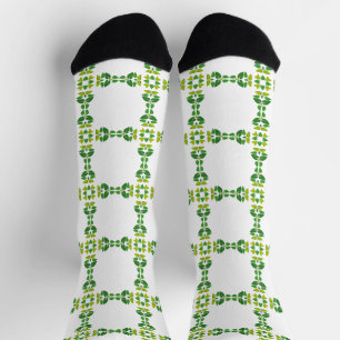 Leaf Pattern, Pattern Of Leaves, Green Leaves Socks