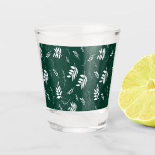 leaf pattern shot glass