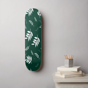 leaf pattern skateboard