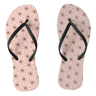 leaf pattern thongs