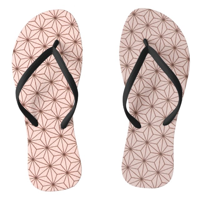 leaf pattern thongs (Footbed)