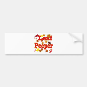 Leaf Peeper Bumper Sticker