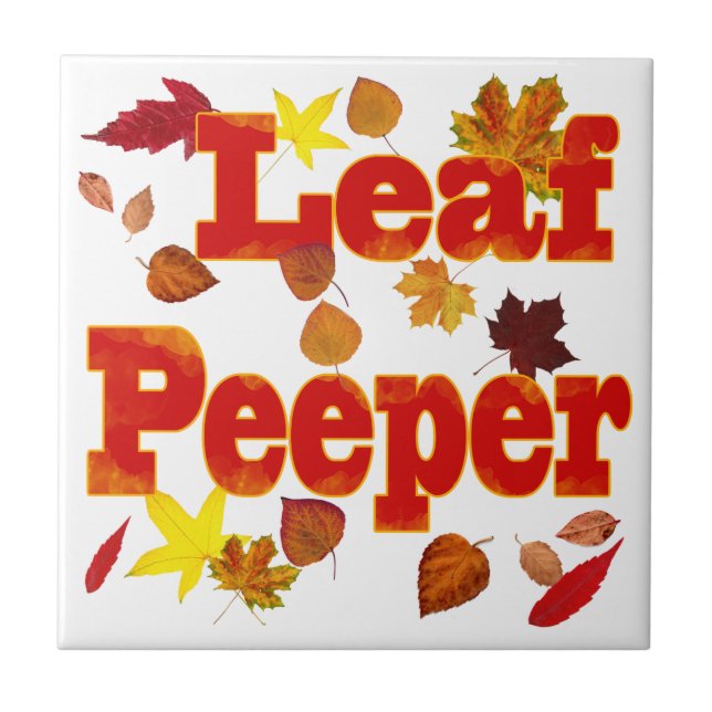 Leaf Peeper Tile (Front)