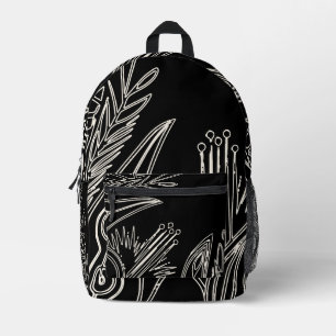 Leaf Printed Backpack