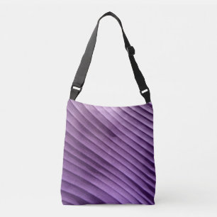 Leaf Purple Diagonal Crossbody Bag