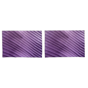 Leaf Purple Diagonal Pillowcase