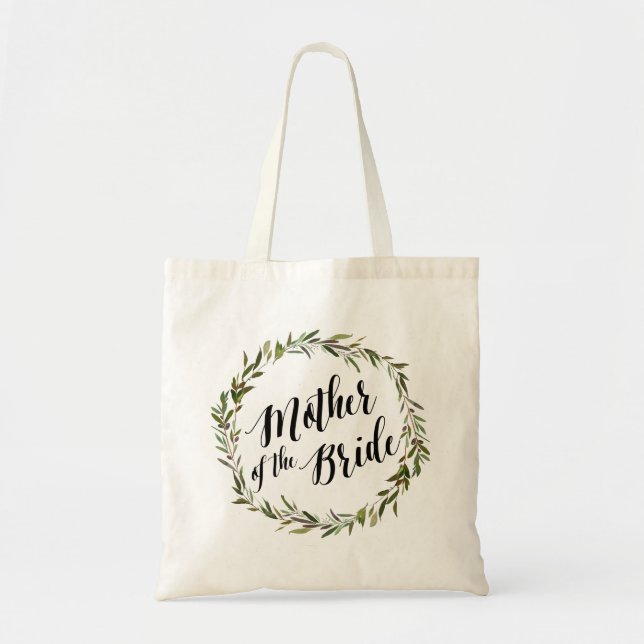 Leaf Script Tote | Mother of the Bride Bag (Front)