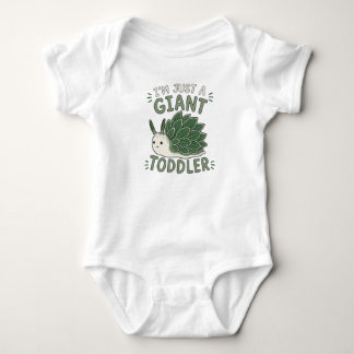 Leaf Sheep Sea Slug Funny Marine Biology Cartoon Baby Bodysuit