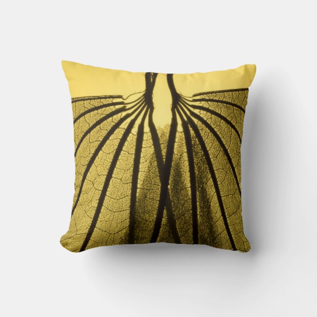 Leaf Skeleton Cushion (Front)