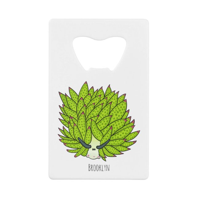 Leaf slug cartoon illustration (Front)