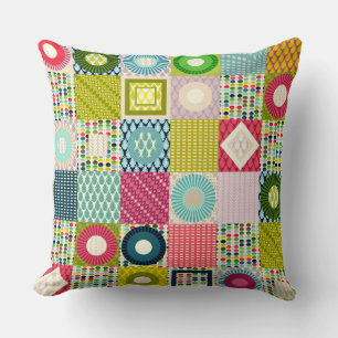 leaf squares cushion