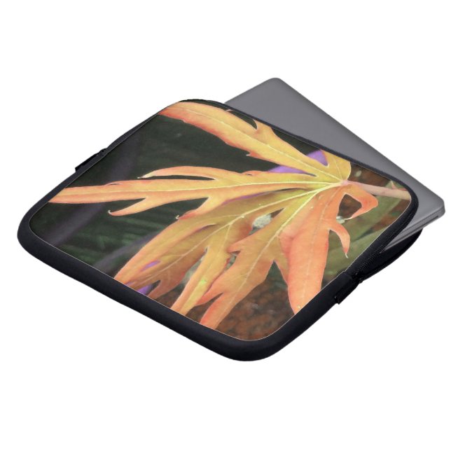 Leaf Study 2 Laptop Sleeve (Front Top)