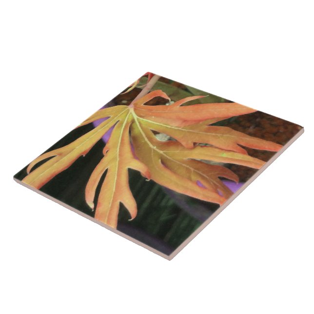 Leaf Study 2 Tile (Side)