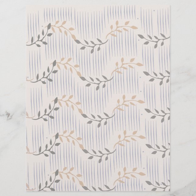 Leaf swirl pattern: (Front)