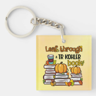 Leaf Through A TR Kohler Book Keychain