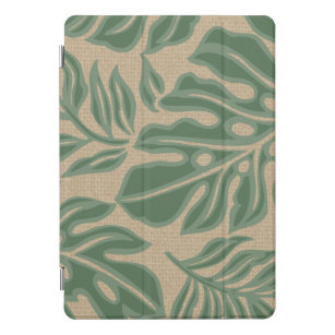  Leaf Tiki Sage Green Hawaiian Tropical iPad Pro Cover