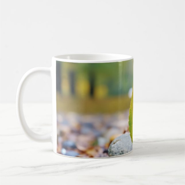Leaf Tranquil Peaceful Nature Serene  Coffee Mug (Left)