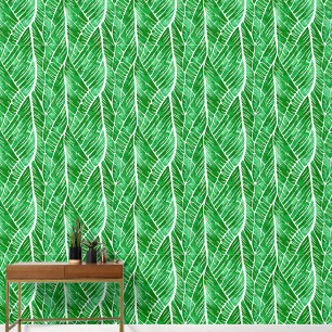 Leaf vein variegated forest abstract watercolor  wallpaper