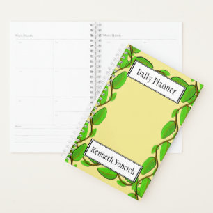 Leaf Vine Border by Kenneth Yoncich Planner