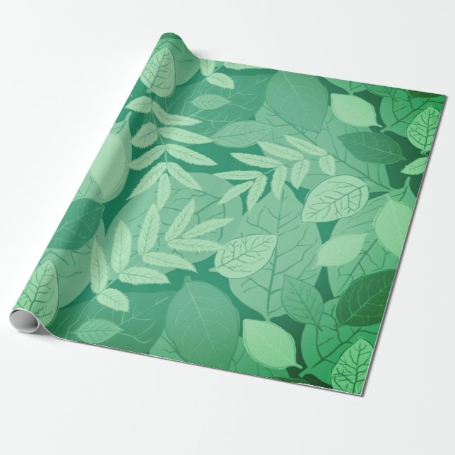 LEAF WRAPPING PAPER (Unrolled)