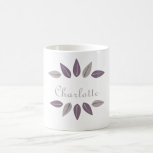 Leaf Wreath Monogram Coffee Mug