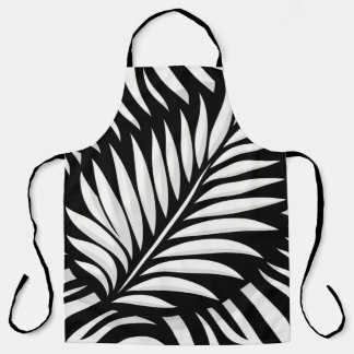Leaf Zebra Stripes style  Apron