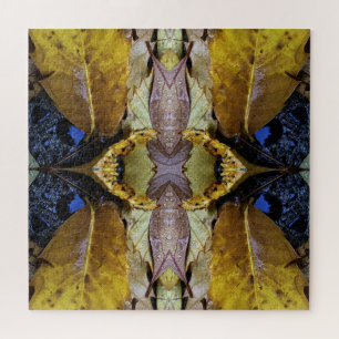 Leafish. Original art made from a photo of leaves Jigsaw Puzzle