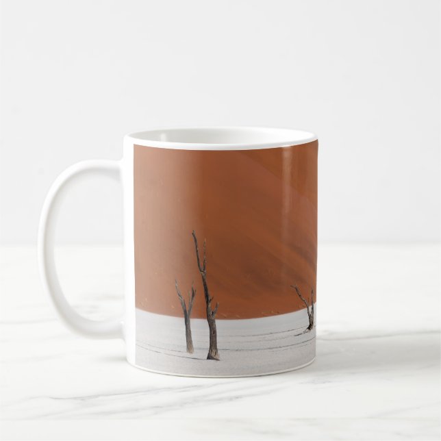 LEAFLESS TREE ON WHITE SNOW COVERED GROUND DURING  COFFEE MUG (Left)