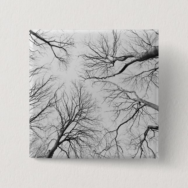 Leafless Trees in Thiepval Wood 15 Cm Square Badge (Front)