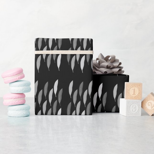 Leafs Wrapping Paper (Baby Shower)