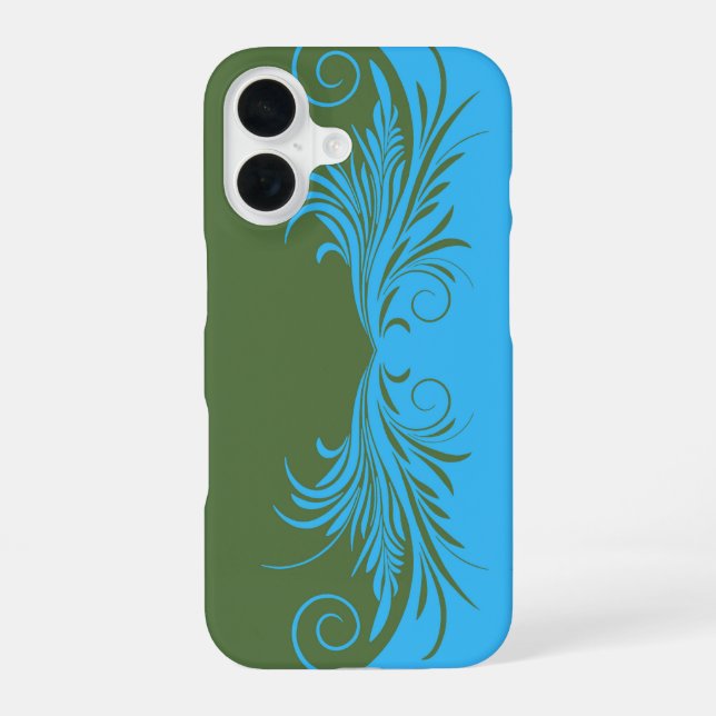 Leafy 1 iPhone 16 case (Back)
