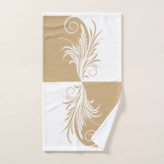 Leafy 9 hand towel (Hand Towel)