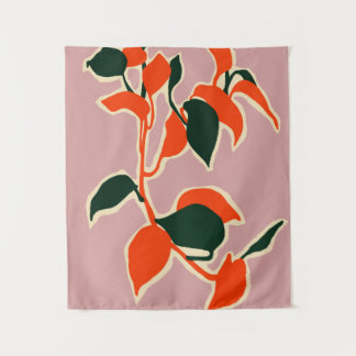 Leafy Abstraction Tapestry