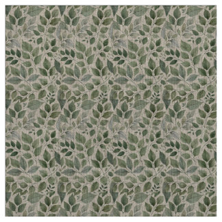 Leafy Breeze Linen Fabric
