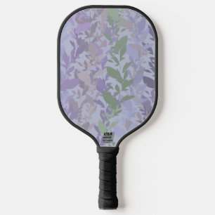 Leafy Creeping Vine Drawing Pattern With Pastels Pickleball Paddle