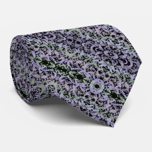 Leafy Creeping Vine Soft Pastel Drawing Pattern Tie