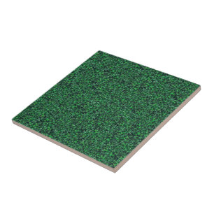 Leafy Elegance Botanical Pattern Ceramic Tile