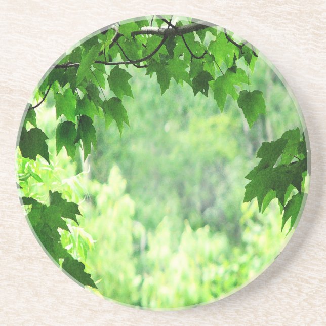 Leafy Green Coaster (Front)