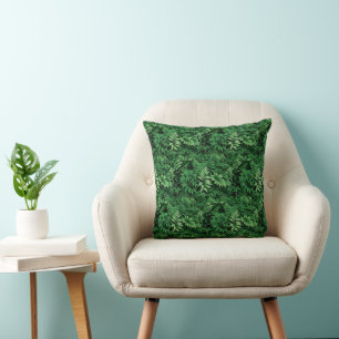 Leafy Green Ferns in a forest: Cushion