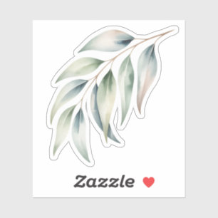 Leafy Greens Watercolor Sticker
