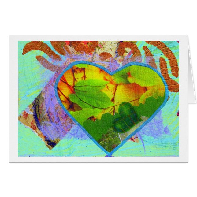 Leafy Heart Card (Front Horizontal)