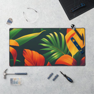 LEAFY LEAVES NATURE GARDEN DESK MAT