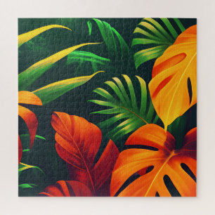 LEAFY LEAVES NATURE GARDEN JIGSAW PUZZLE