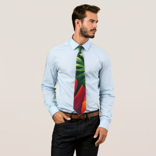 LEAFY LEAVES NATURE GARDEN TIE