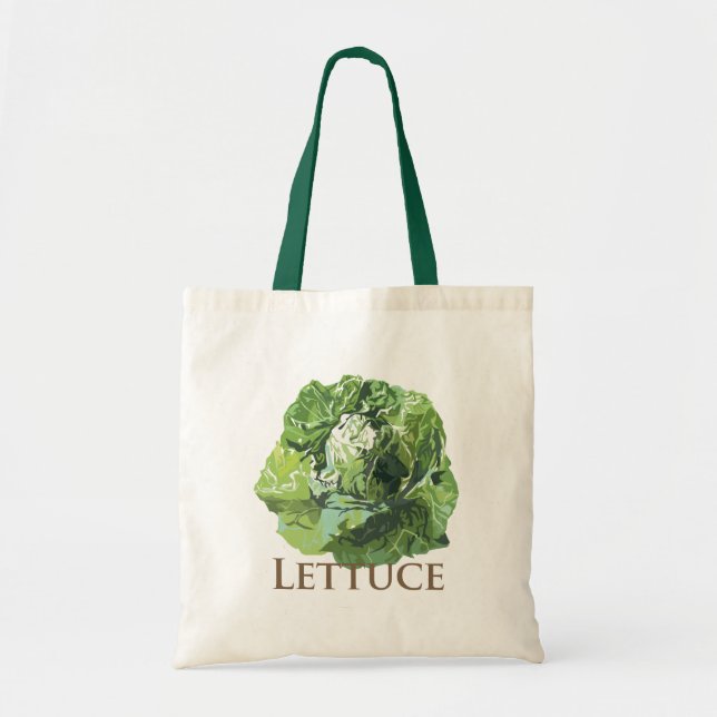 Leafy Lettuce Tote Bag (Front)