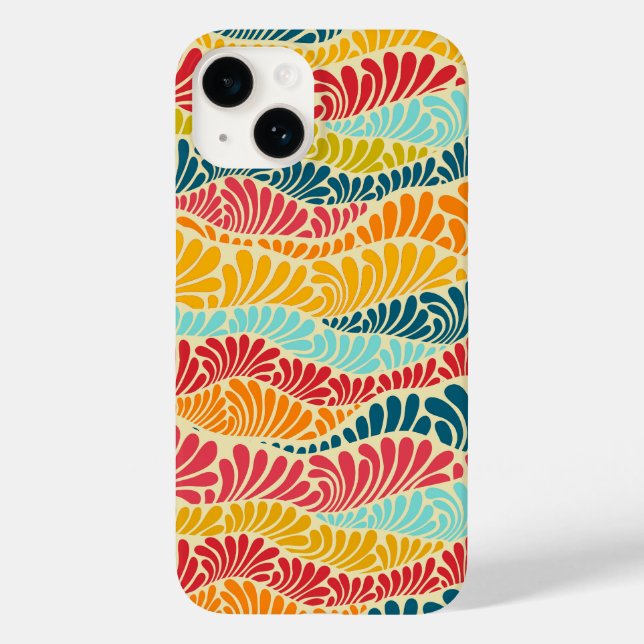 Leafy Mosaic Case-Mate iPhone Case (Back)