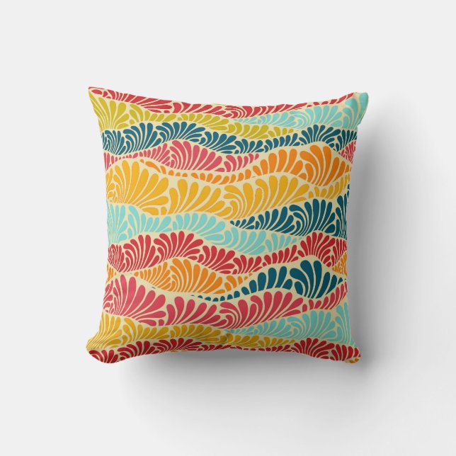 Leafy Mosaic Cushion (Front)